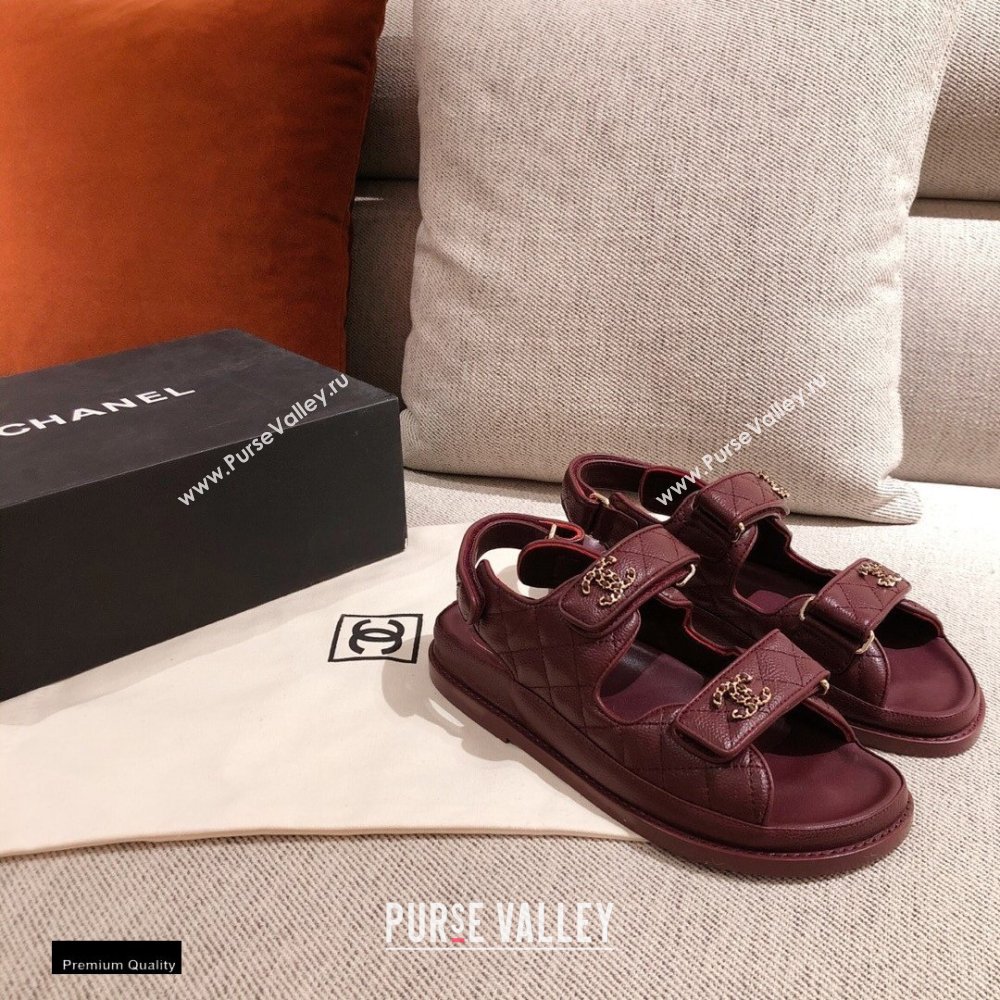 Chanel CC Logo Beach Sandals G35927 09 2021 (kaola-21011609)