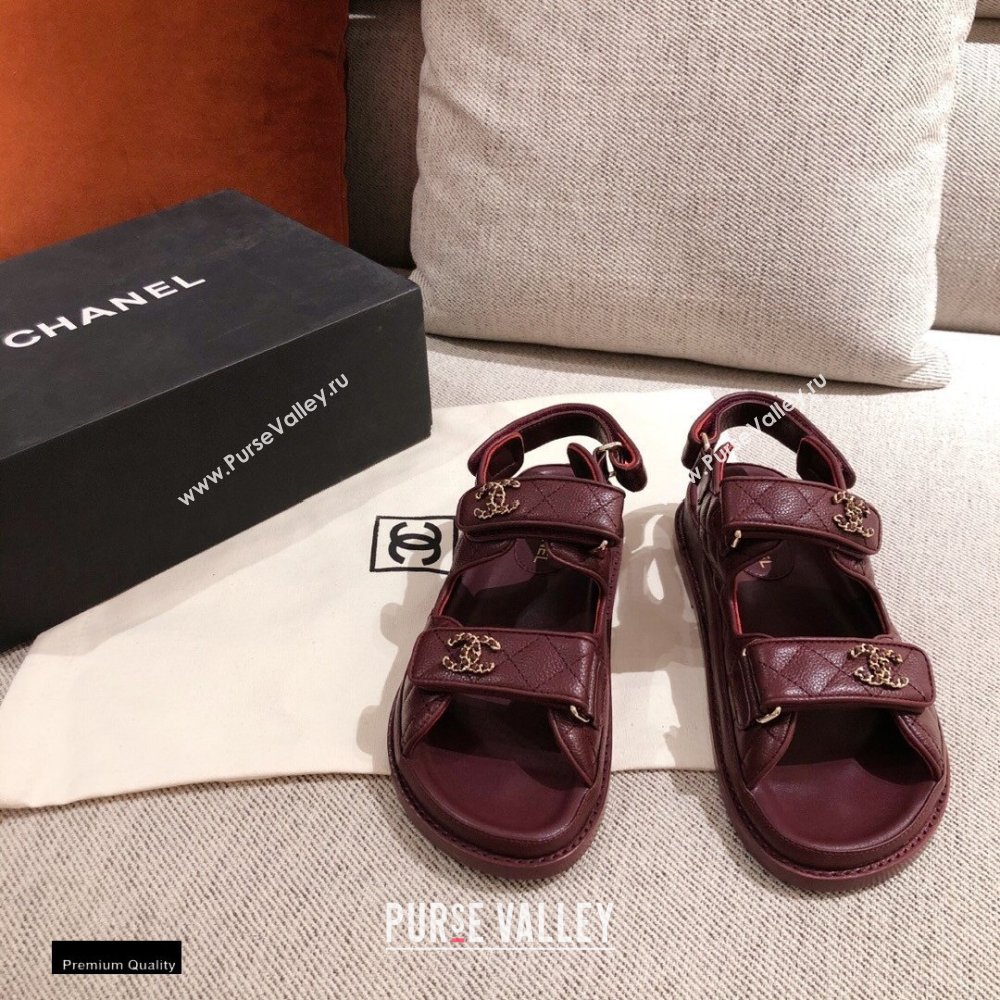 Chanel CC Logo Beach Sandals G35927 09 2021 (kaola-21011609)