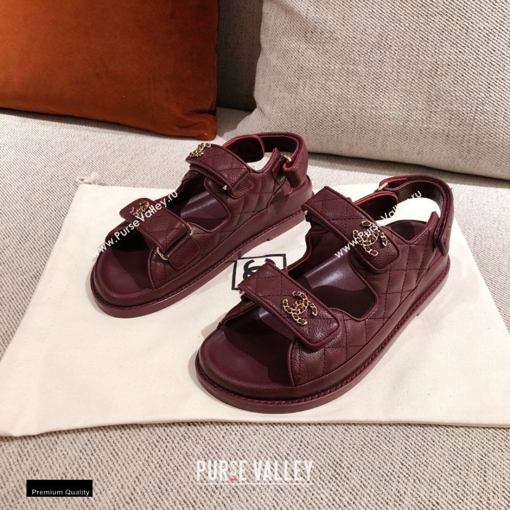 Chanel CC Logo Beach Sandals G35927 09 2021 (kaola-21011609)