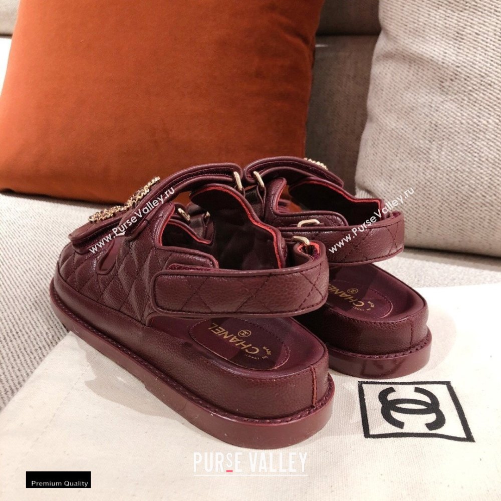 Chanel CC Logo Beach Sandals G35927 09 2021 (kaola-21011609)