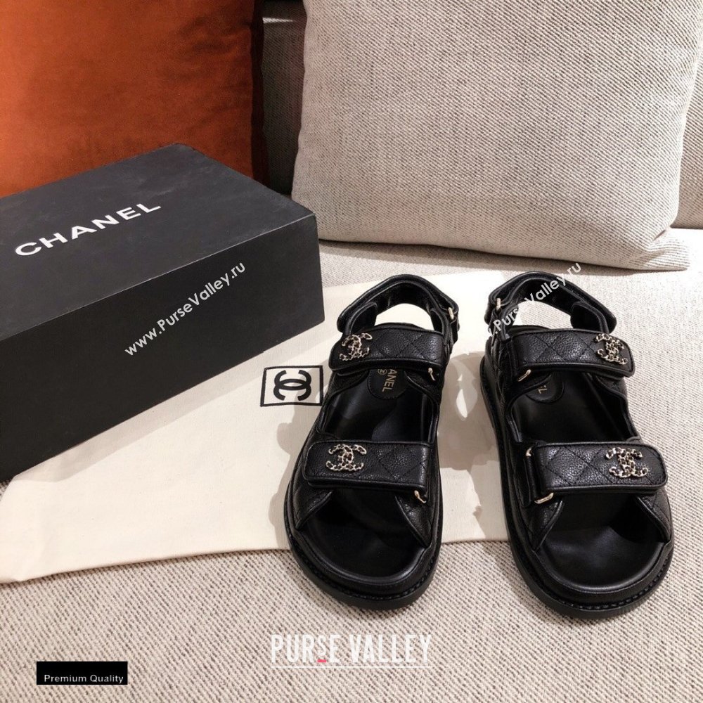 Chanel CC Logo Beach Sandals G35927 06 2021 (kaola-21011606)
