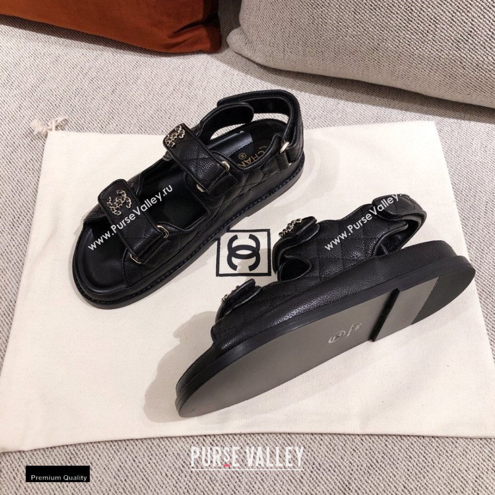 Chanel CC Logo Beach Sandals G35927 06 2021 (kaola-21011606)