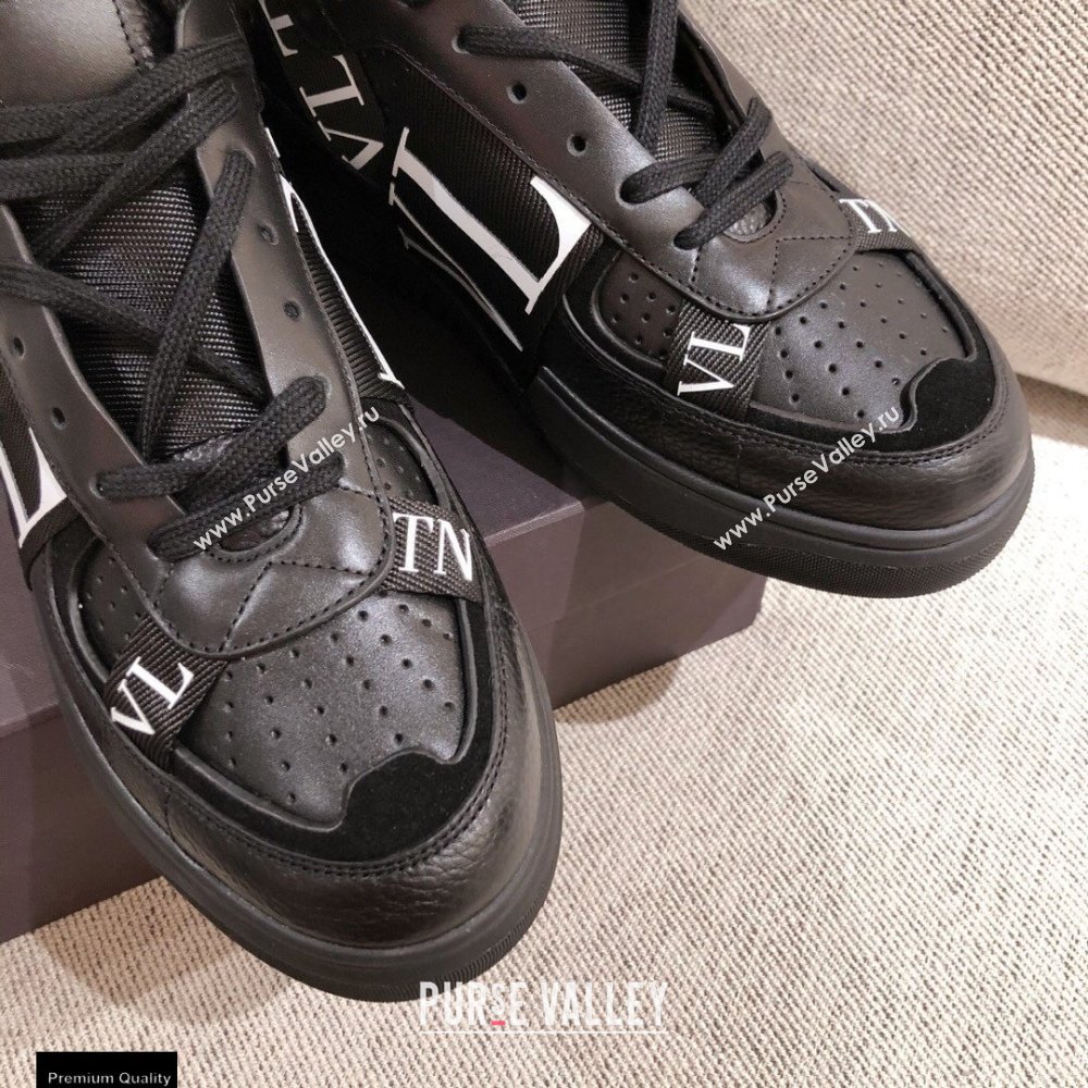 Valentino Mid-Top Calfskin VL7N Sneakers with Bands 01 2021 (kaola-21011501)