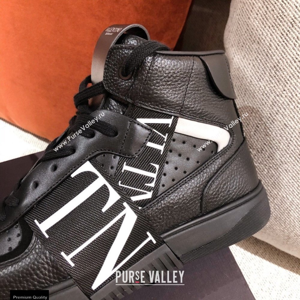 Valentino Mid-Top Calfskin VL7N Sneakers with Bands 01 2021 (kaola-21011501)