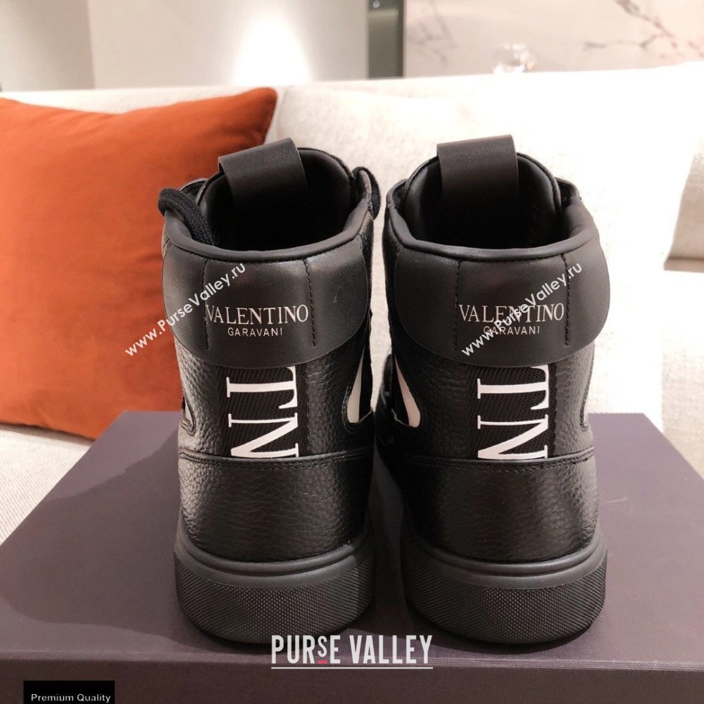 Valentino Mid-Top Calfskin VL7N Sneakers with Bands 01 2021 (kaola-21011501)