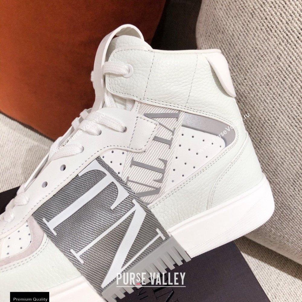 Valentino Mid-Top Calfskin VL7N Sneakers with Bands 02 2021 (kaola-21011502)