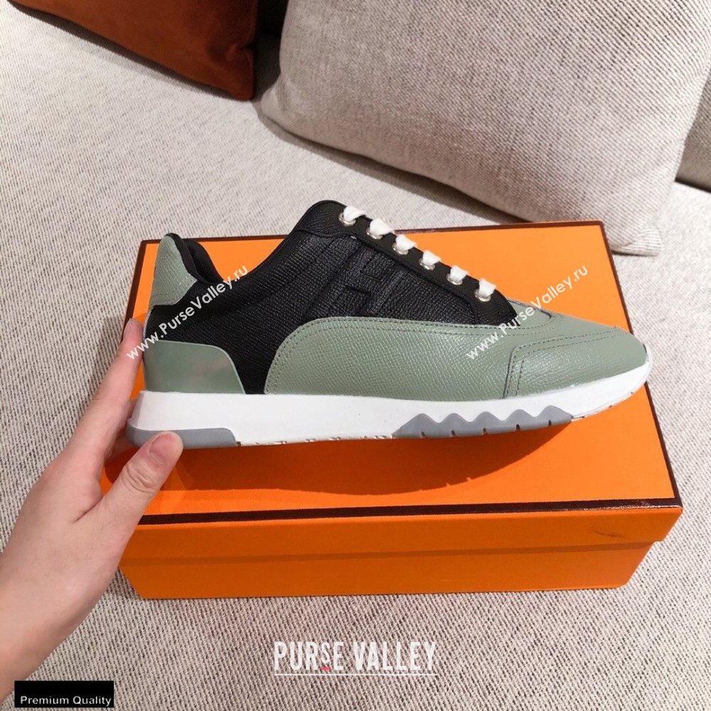 Hermes Trail Sneakers in Calfskin 01 2021 (kaola-21012612)