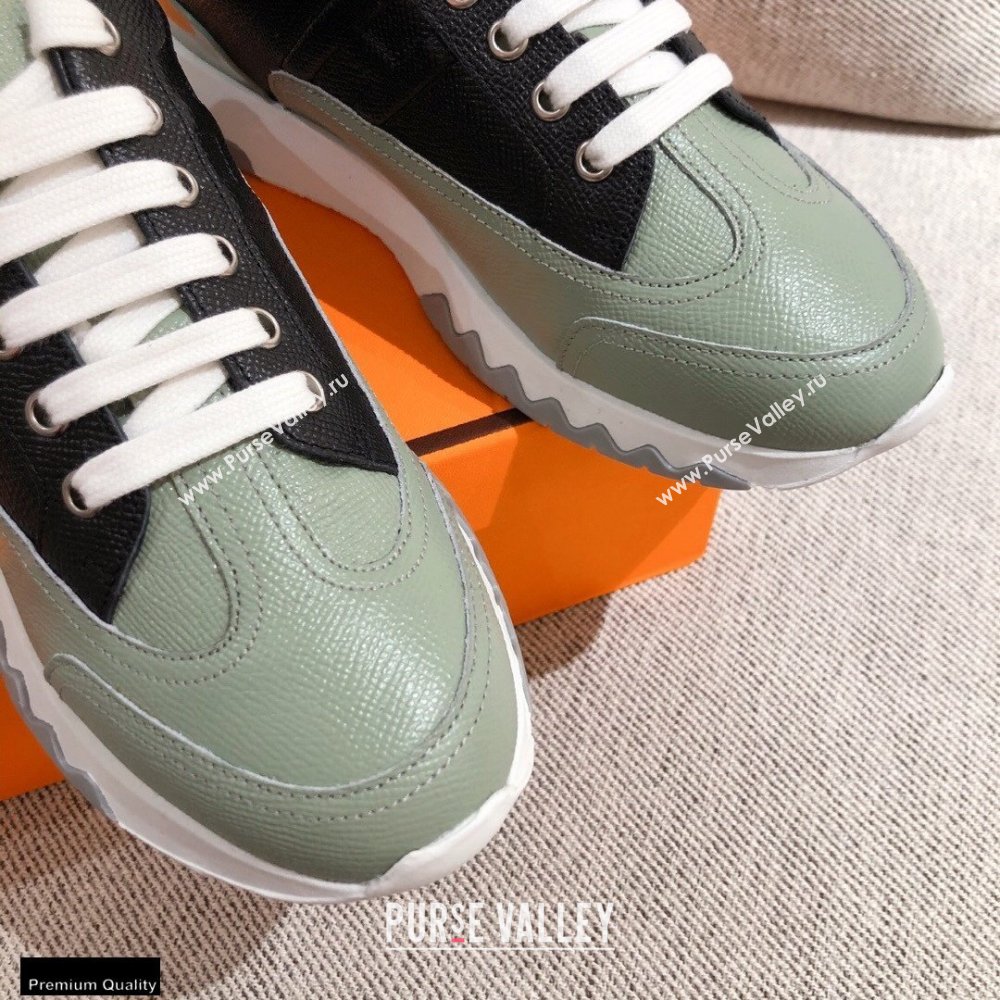 Hermes Trail Sneakers in Calfskin 01 2021 (kaola-21012612)