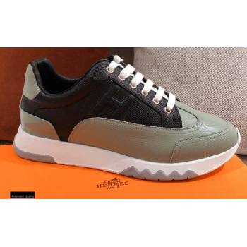 Hermes Trail Sneakers in Calfskin 01 2021 (kaola-21012612)