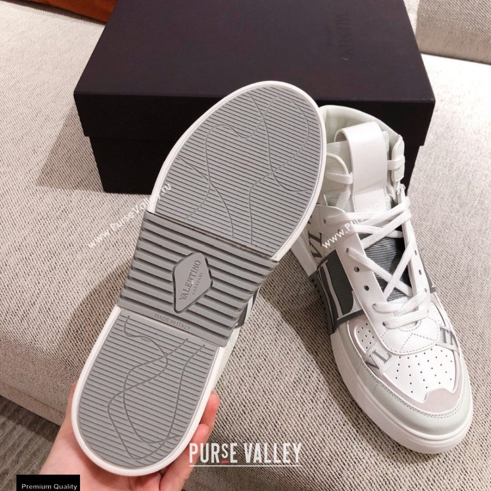 Valentino Mid-Top Calfskin VL7N Sneakers with Bands 02 2021 (kaola-21011502)