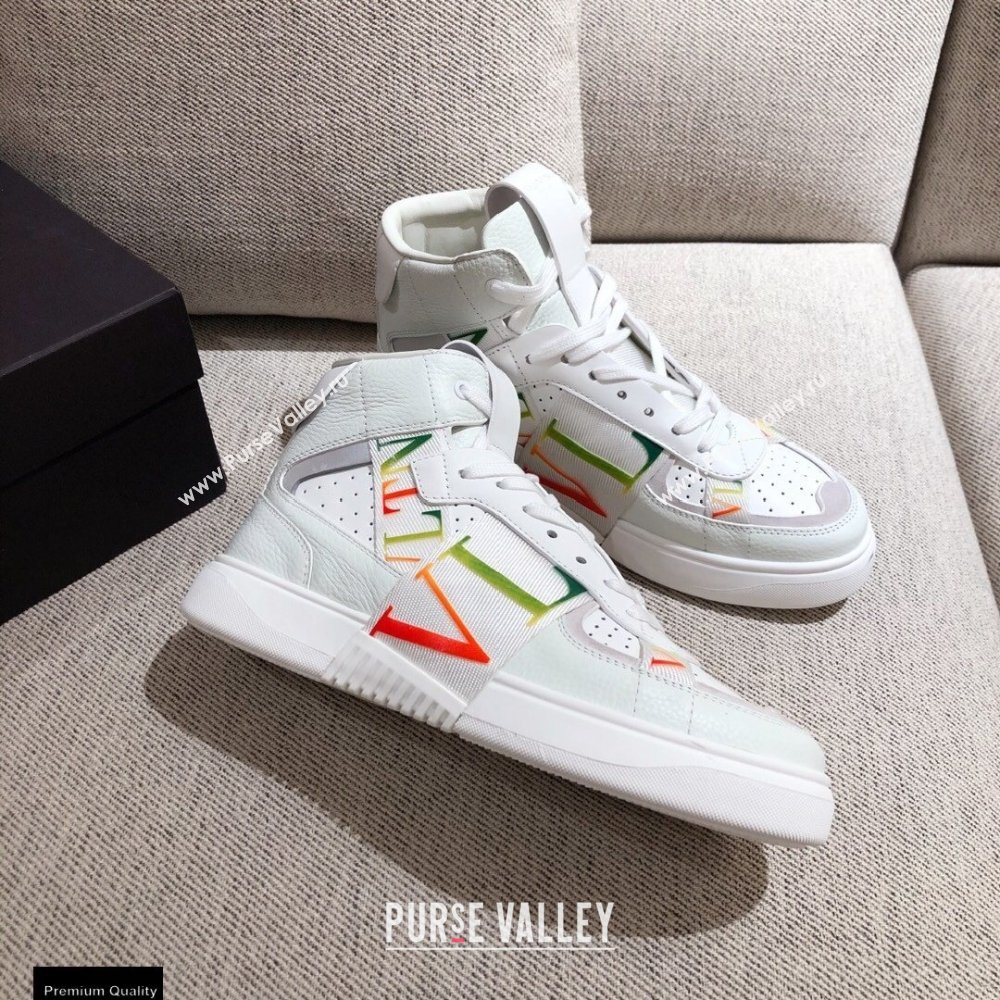 Valentino Mid-Top Calfskin VL7N Sneakers with Bands 07 2021 (kaola-21011507)