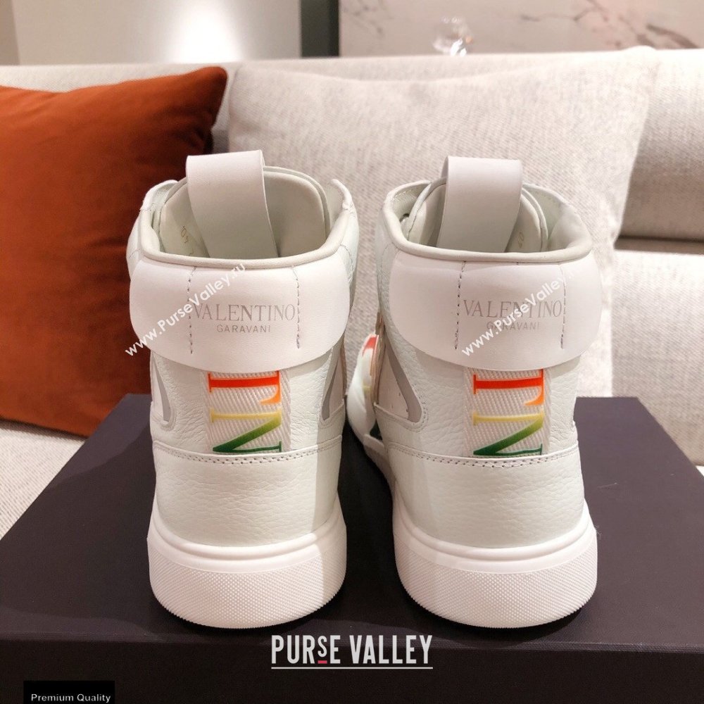 Valentino Mid-Top Calfskin VL7N Sneakers with Bands 07 2021 (kaola-21011507)