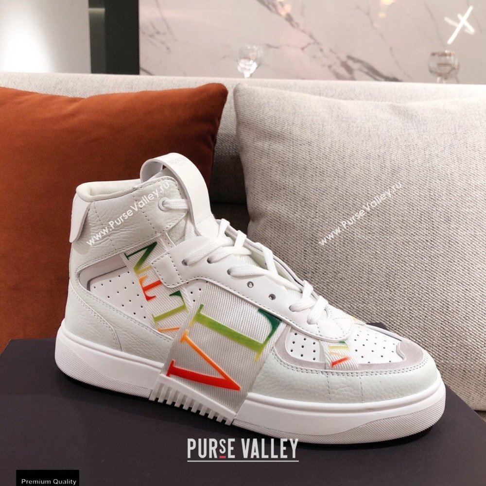 Valentino Mid-Top Calfskin VL7N Sneakers with Bands 07 2021 (kaola-21011507)