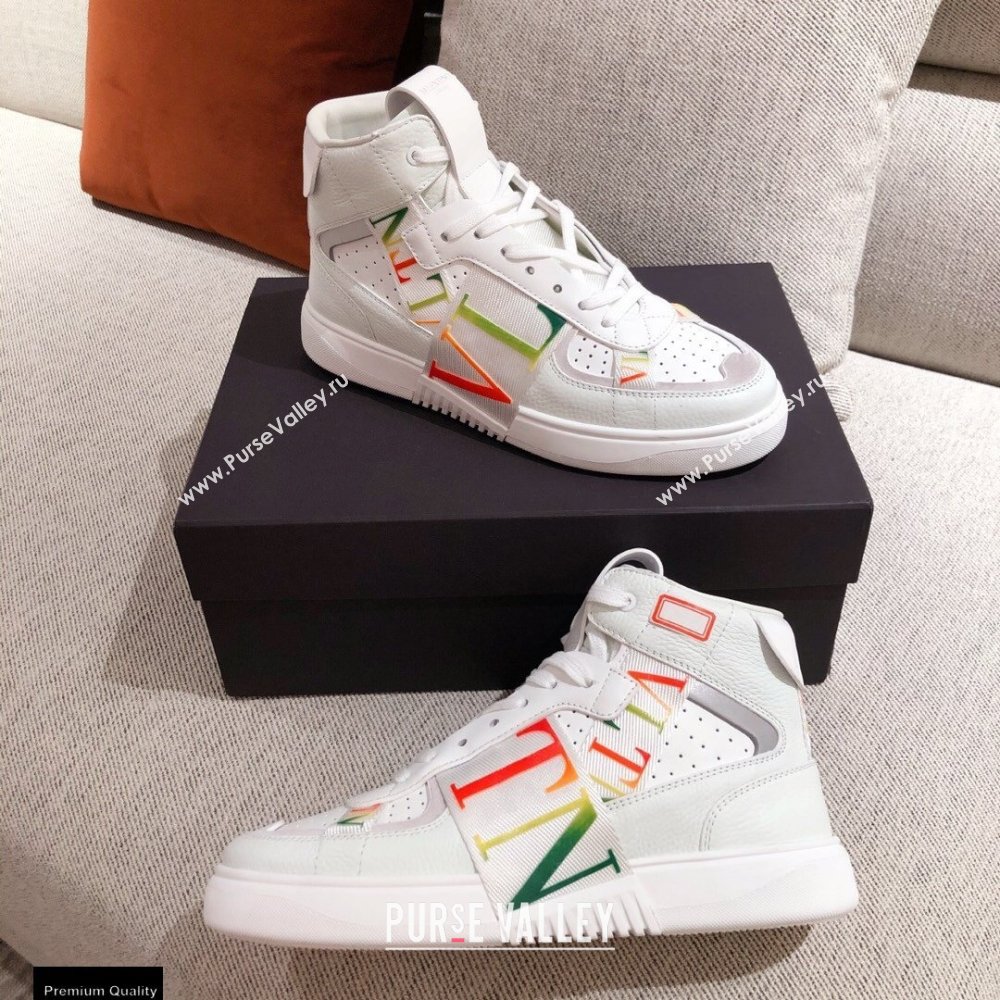 Valentino Mid-Top Calfskin VL7N Sneakers with Bands 07 2021 (kaola-21011507)