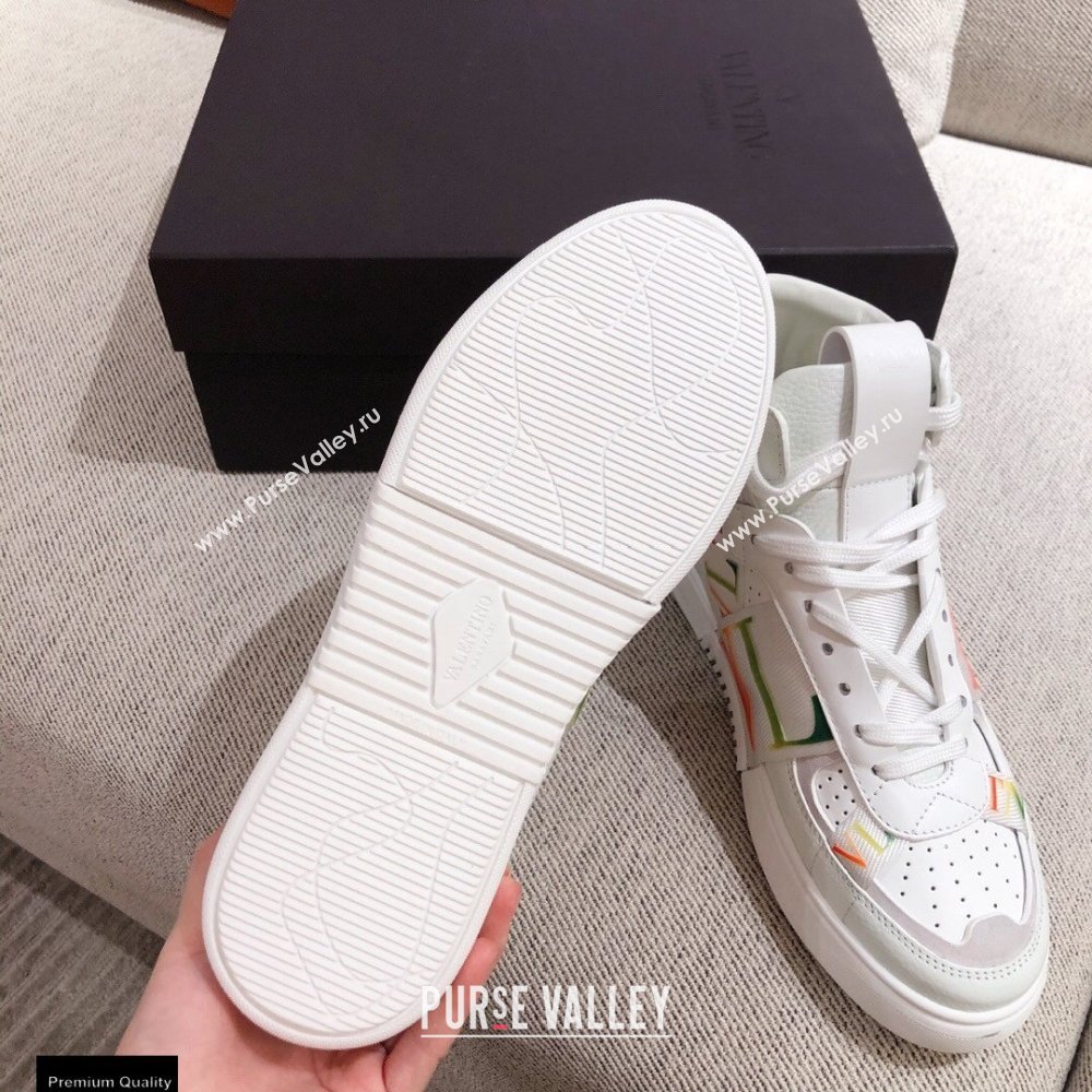 Valentino Mid-Top Calfskin VL7N Sneakers with Bands 07 2021 (kaola-21011507)