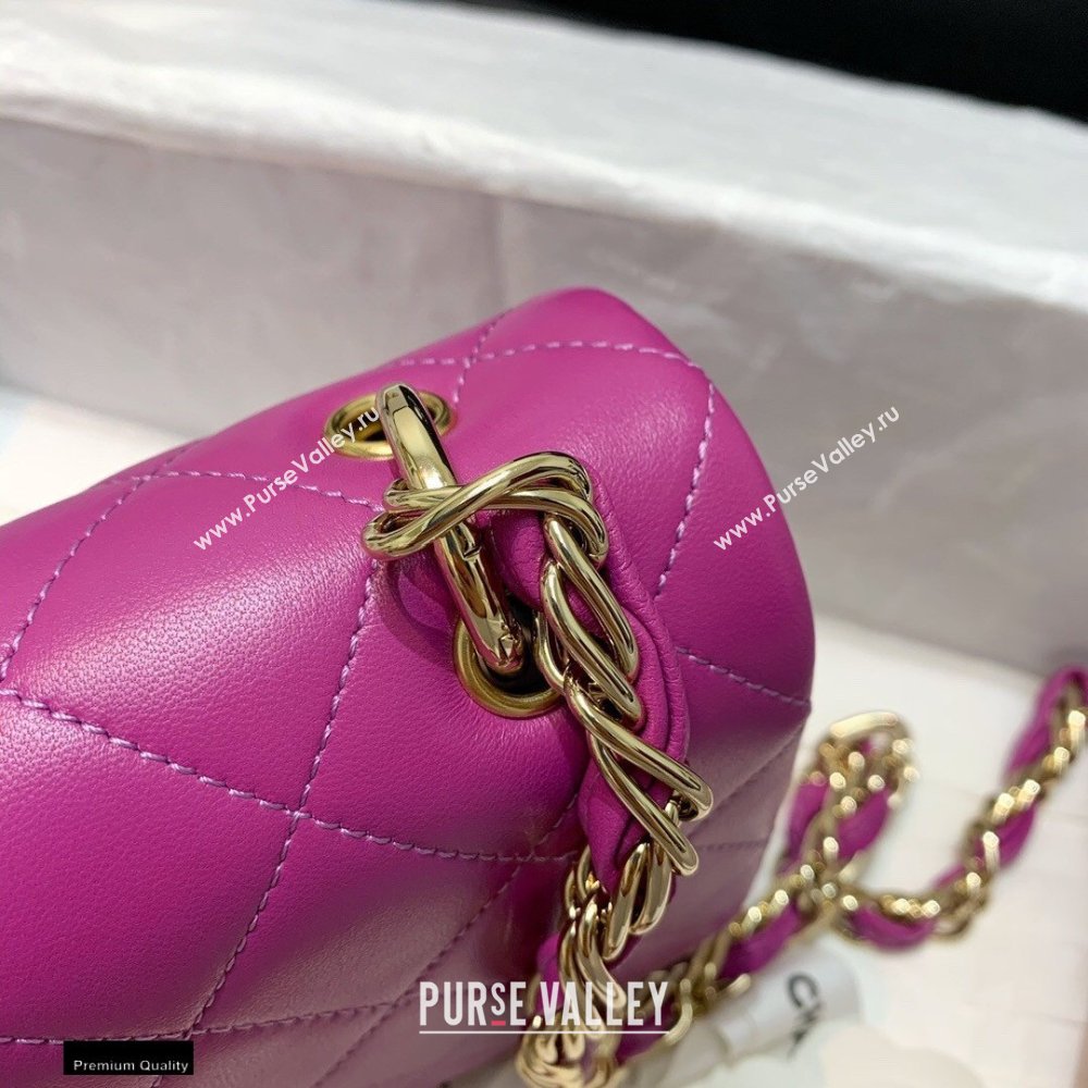 Chanel Lambskin Large Flap Bag AS2319 Purple 2021 (jiyuan/haoyun-21012219)