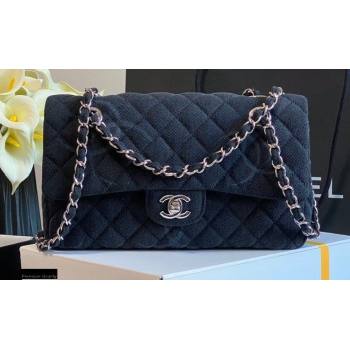 Chanel Denim Classic Flap Medium Bag Black 2021 (jiyuan-21012702)