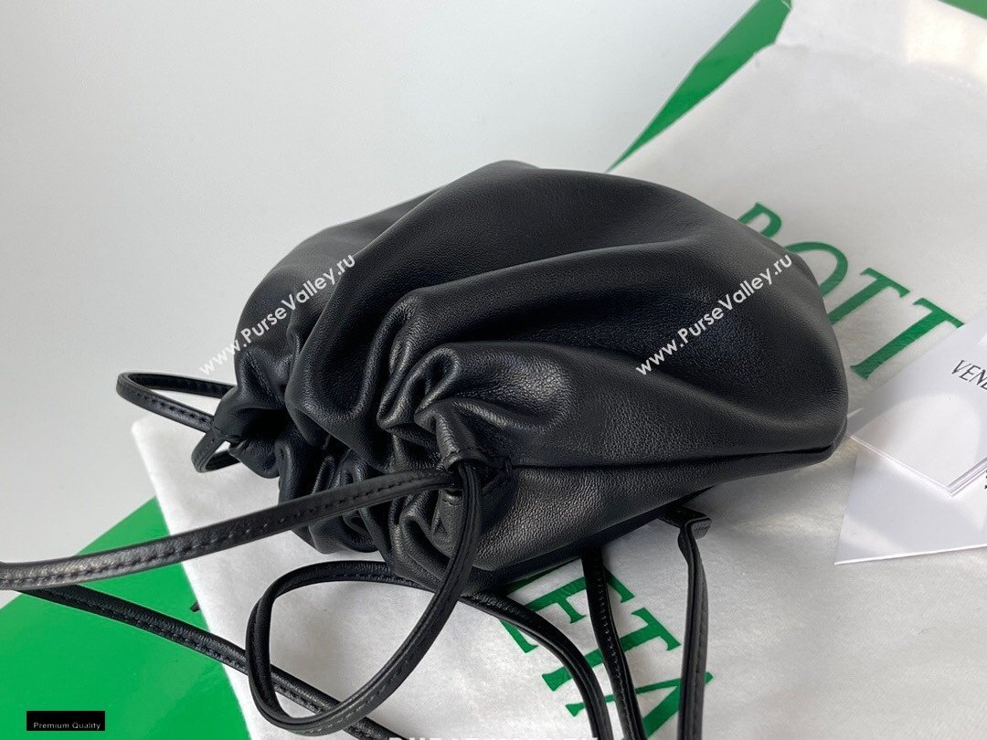 Bottega Veneta THE MINI BULB Shoulder Bag in Nappa Black 2021 (misu-21012306)