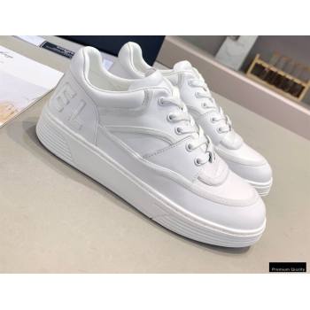 Chanel Back Logo Sneakers White 2021 (modeng-21012609)