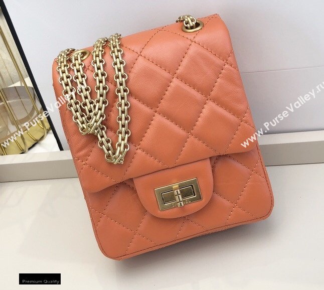 Chanel Calfskin 2.55 Reissue Phone Bag AS1326 Orange 2021 (smjd-21012719)