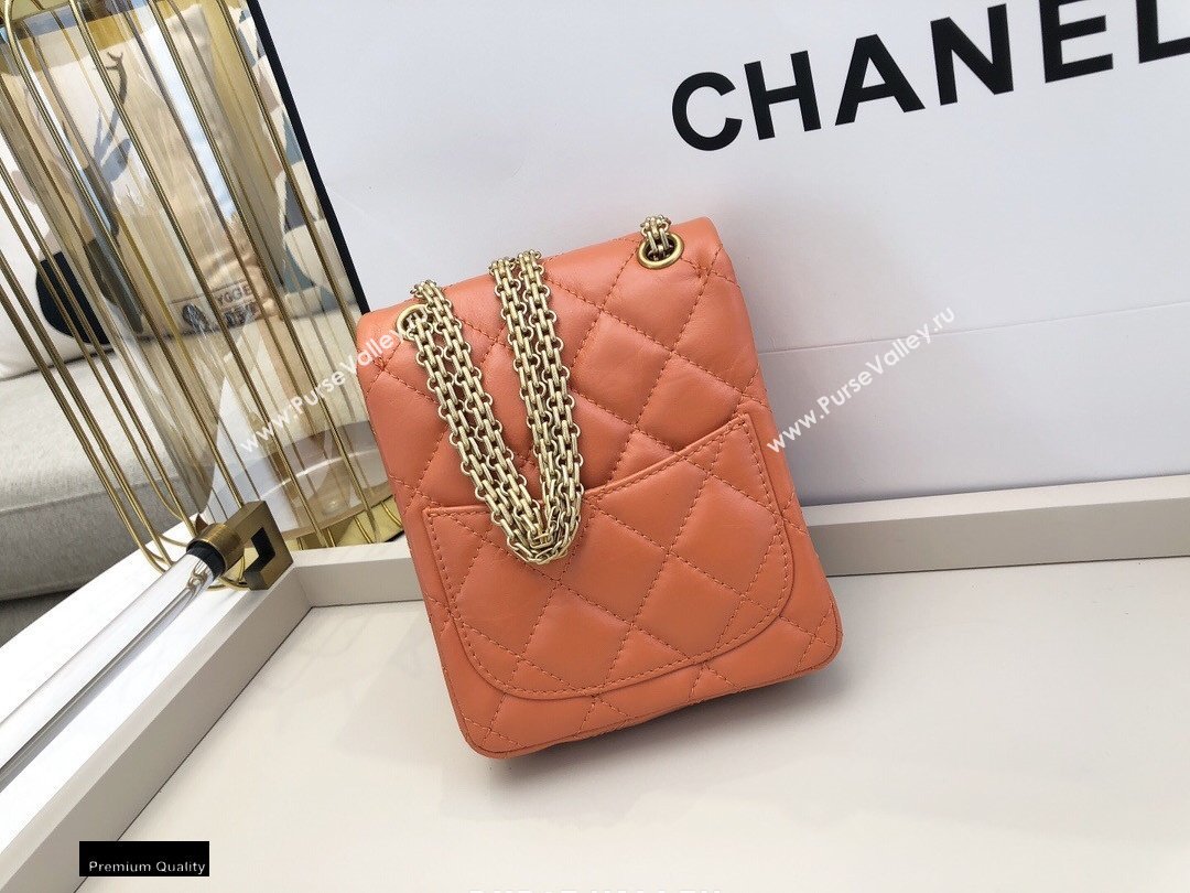 Chanel Calfskin 2.55 Reissue Phone Bag AS1326 Orange 2021 (smjd-21012719)