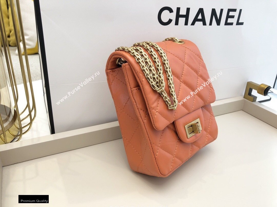 Chanel Calfskin 2.55 Reissue Phone Bag AS1326 Orange 2021 (smjd-21012719)
