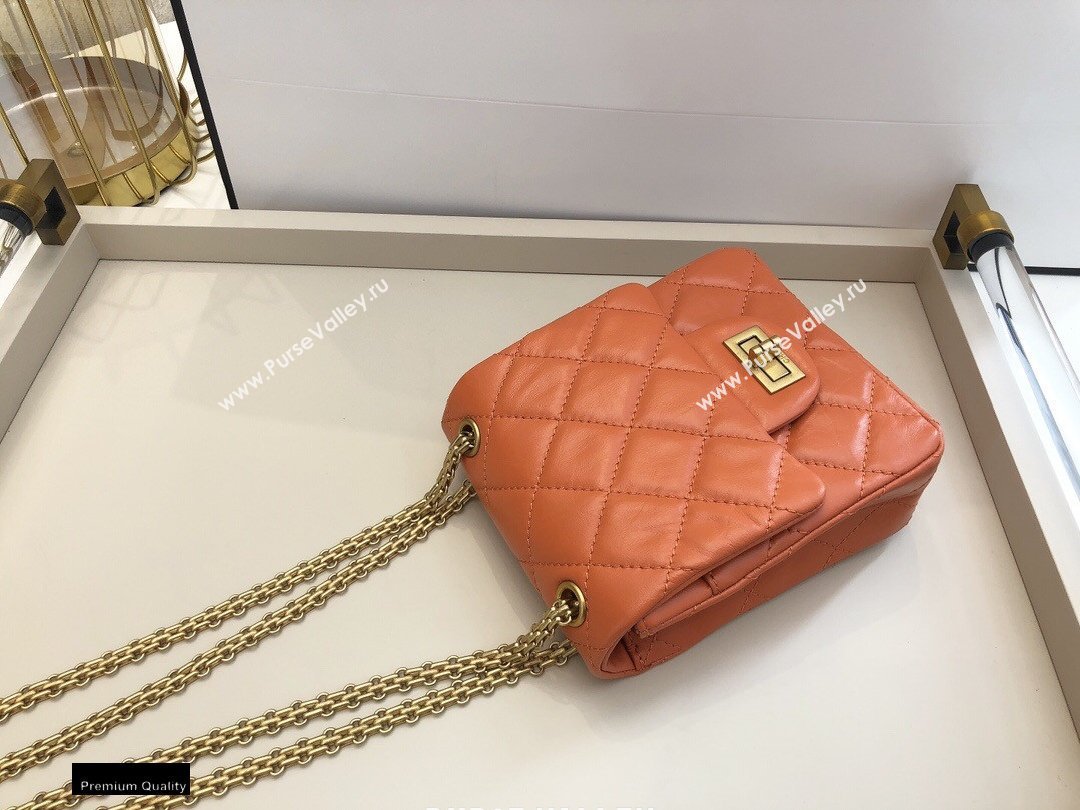 Chanel Calfskin 2.55 Reissue Phone Bag AS1326 Orange 2021 (smjd-21012719)