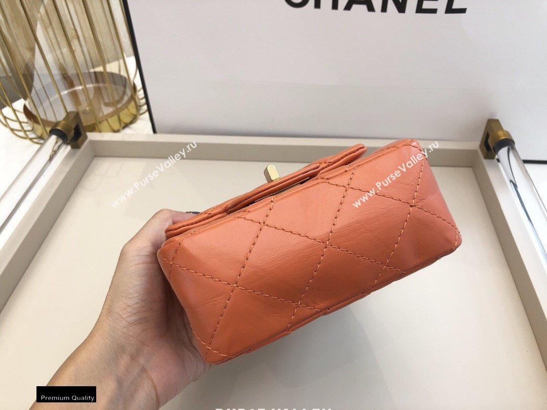 Chanel Calfskin 2.55 Reissue Phone Bag AS1326 Orange 2021 (smjd-21012719)