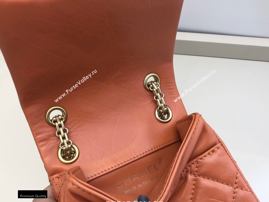 Chanel Calfskin 2.55 Reissue Phone Bag AS1326 Orange 2021 (smjd-21012719)