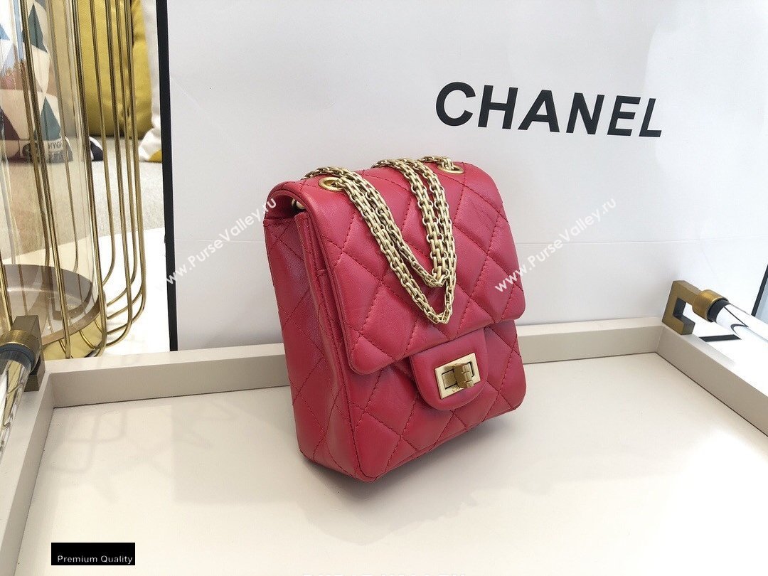 Chanel Calfskin 2.55 Reissue Phone Bag AS1326 Red 2021 (smjd-21012718)