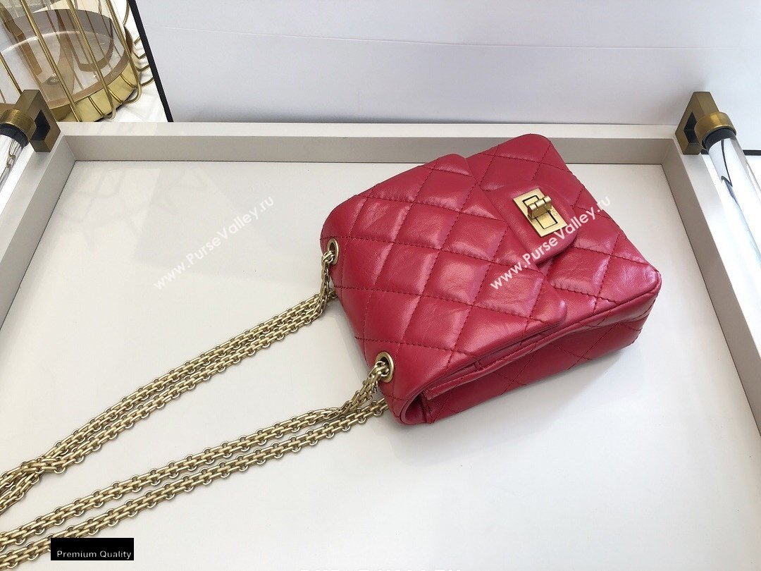 Chanel Calfskin 2.55 Reissue Phone Bag AS1326 Red 2021 (smjd-21012718)