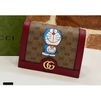 Doraemon x Gucci Card Case Wallet 647788 2021 (dlh-21012923)