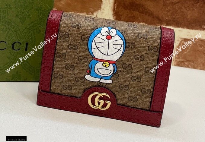 Doraemon x Gucci Card Case Wallet 647788 2021 (dlh-21012923)