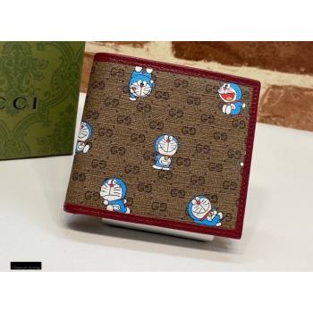 Doraemon x Gucci Bi-fold Wallet 647802 2021 (dlh-21012924)