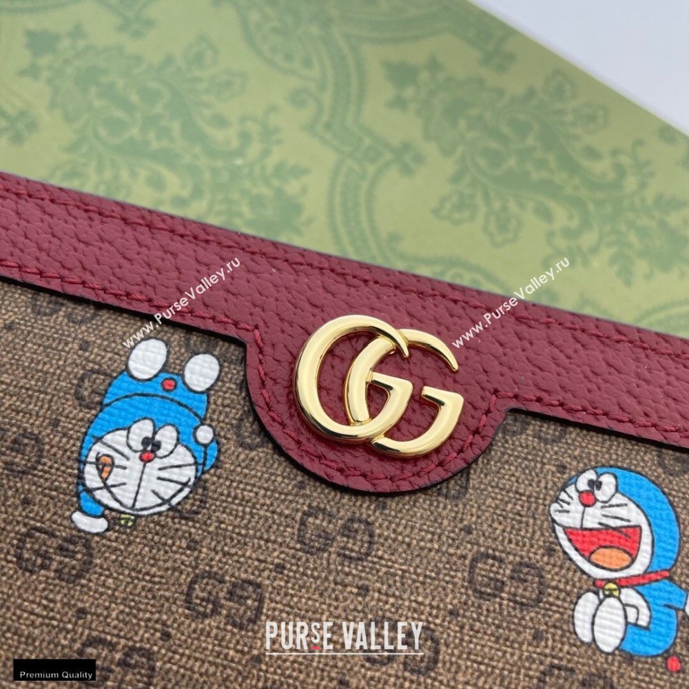 Doraemon x Gucci Zip Around Wallet 647787 2021 (dlh-21012922)