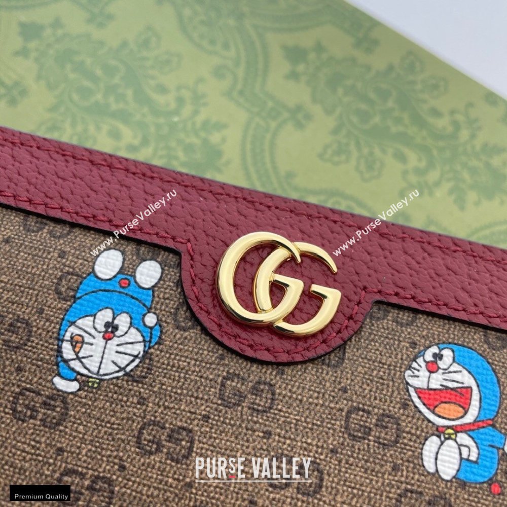 Doraemon x Gucci Zip Around Wallet 647787 2021 (dlh-21012922)