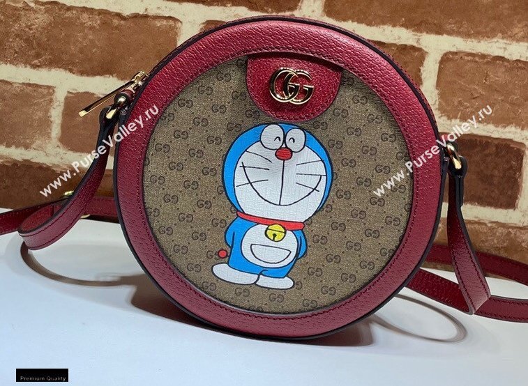 Doraemon x Gucci Round Shoulder Bag 625216 2021 (dlh-21012918)