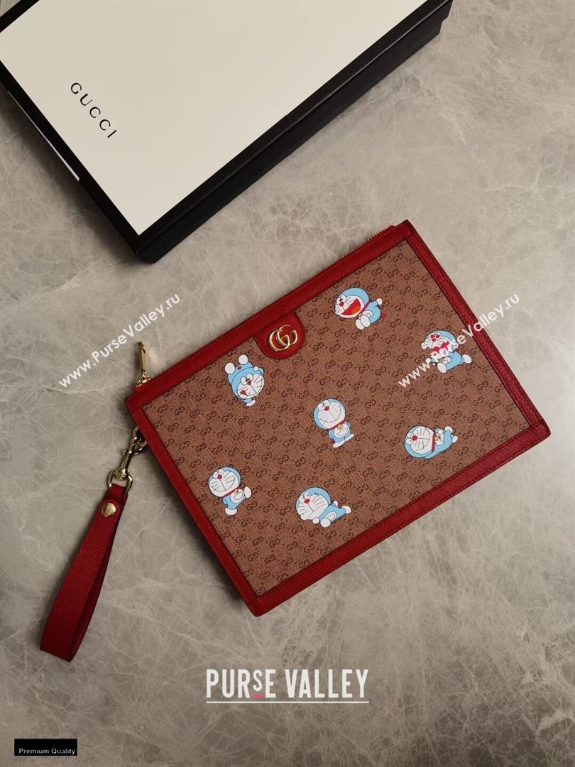 Doraemon x Gucci Pouch Clutch Bag 647804 2021 (dlh-21012920)