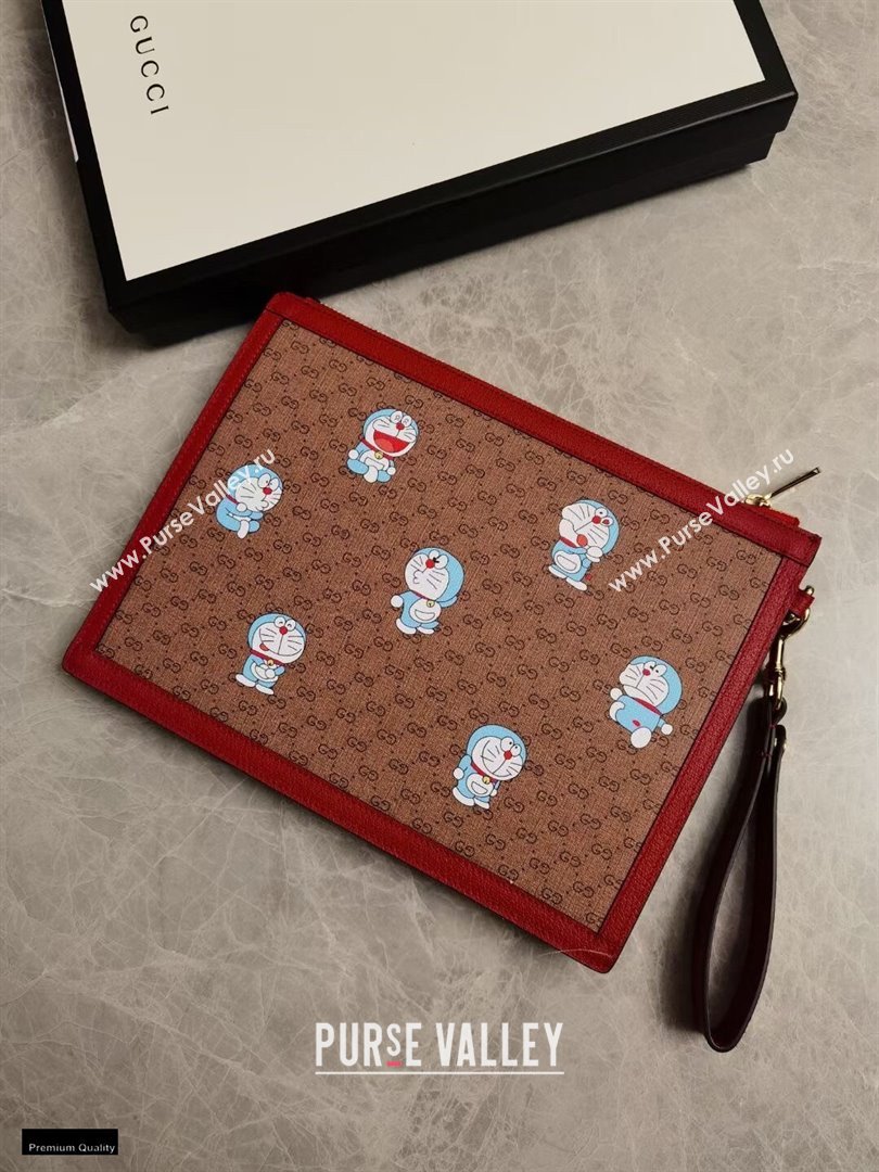 Doraemon x Gucci Pouch Clutch Bag 647804 2021 (dlh-21012920)