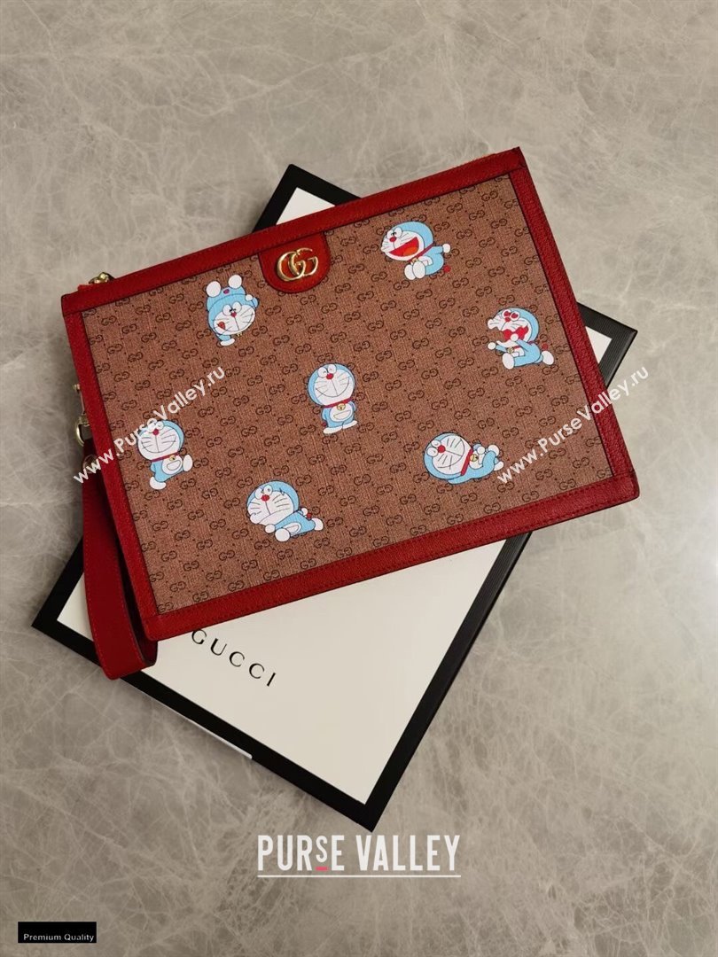 Doraemon x Gucci Pouch Clutch Bag 647804 2021 (dlh-21012920)