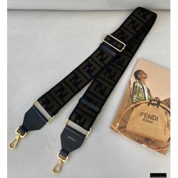 Fendi Ribbon Long Shoulder Strap You Black 2021 (chaoliu-21020118)