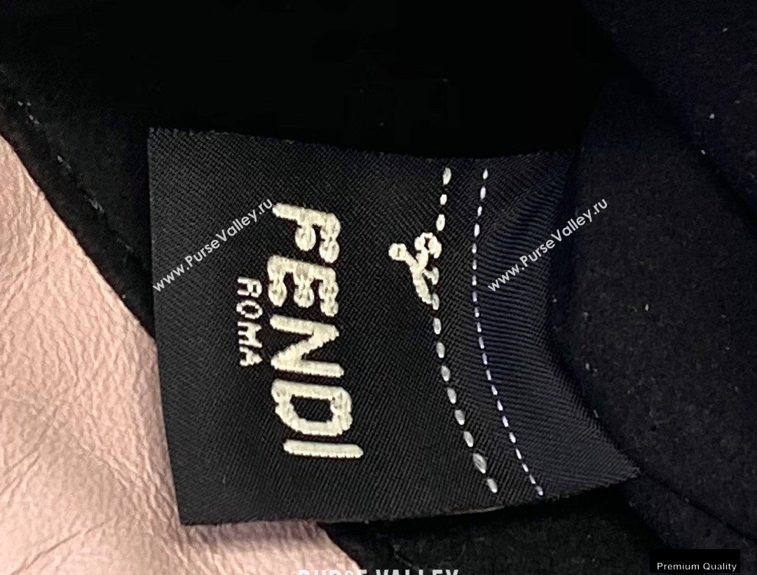 Fendi Leather Phone Pouch Bag with Detachable Necklace Pale Pink 2021 (chaoliu-21013018)