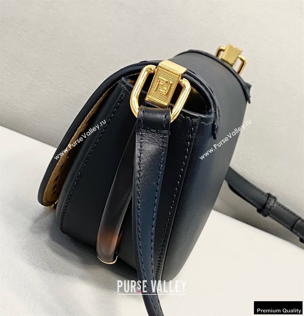 Fendi Leather Moonlight Shoulder Bag Black 2021 (chaoliu-21013012)