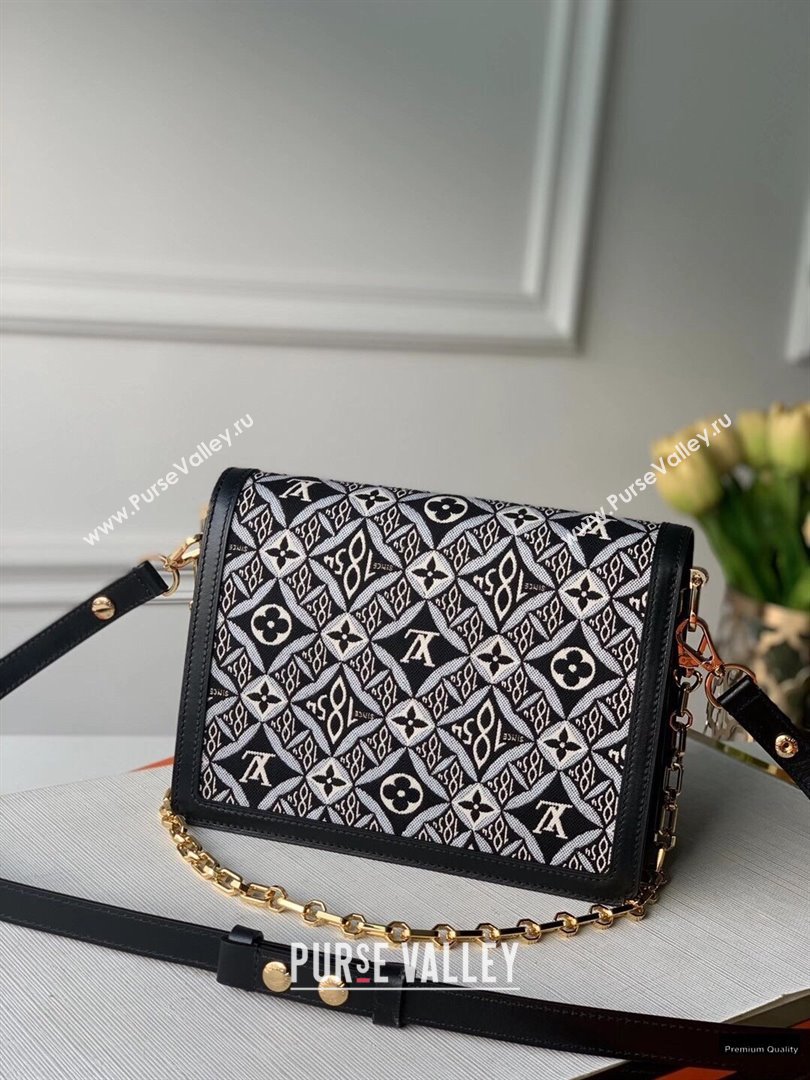 Louis Vuitton Since 1854 Dauphine MM Bag M57211 Black 2021 (kiki-21020205)