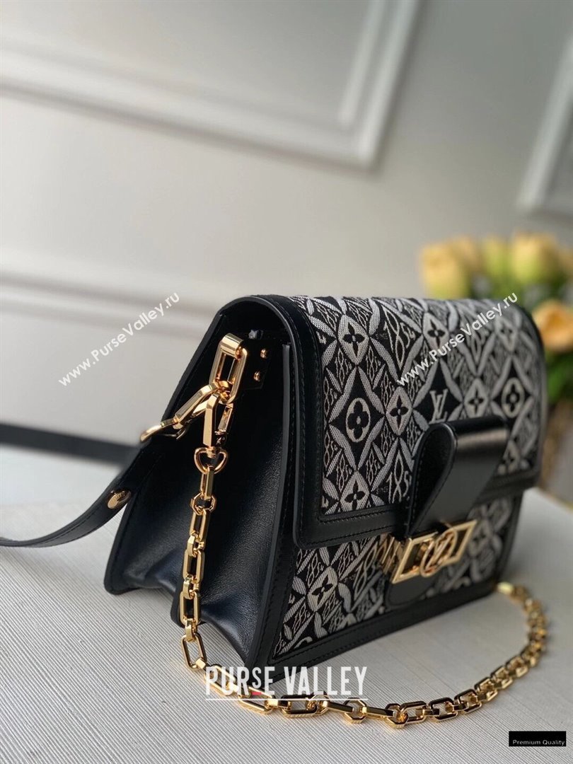 Louis Vuitton Since 1854 Dauphine MM Bag M57211 Black 2021 (kiki-21020205)