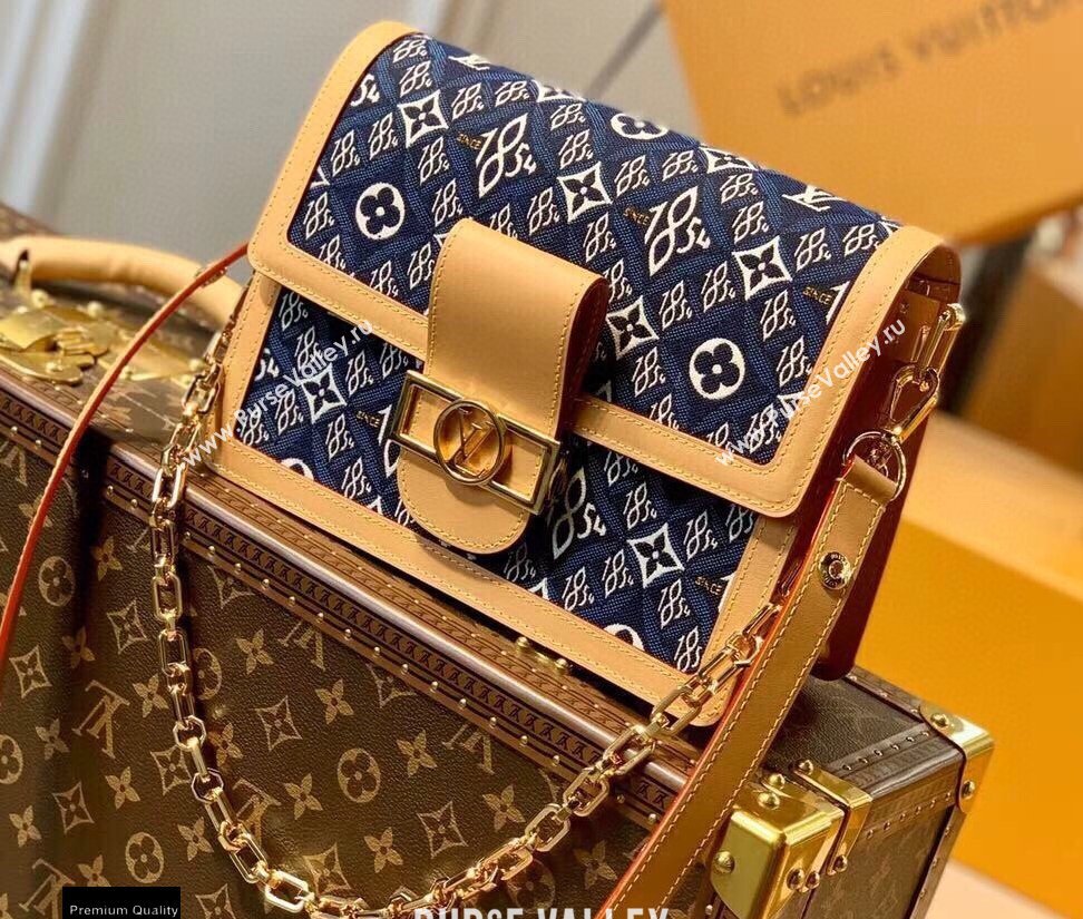 Louis Vuitton Since 1854 Dauphine MM Bag M57499 Blue 2021 (kiki-21020218)