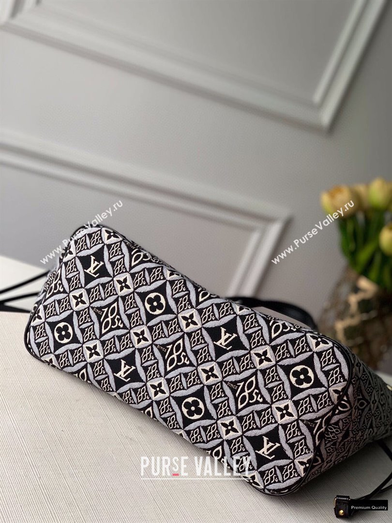 Louis Vuitton Since 1854 Neverfull MM Tote Bag M57230 Black 2021 (kiki-21020211)