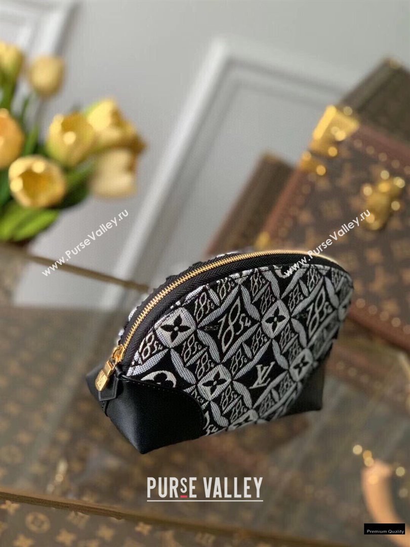 Louis Vuitton Since 1854 Pochette Cosmetique Bag M80076 Black 2021 (kiki-21020217)