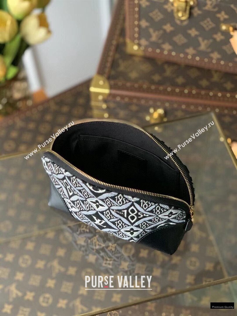 Louis Vuitton Since 1854 Pochette Cosmetique Bag M80076 Black 2021 (kiki-21020217)