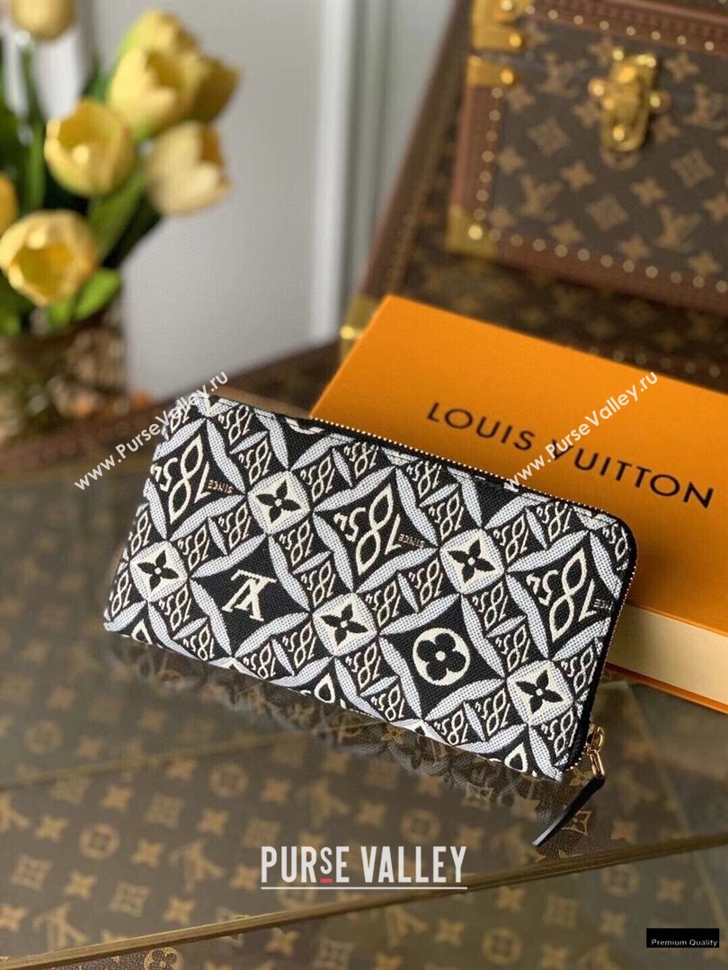 Louis Vuitton Since 1854 Zippy Wallet M69994 Black 2021 (kiki-21020213)